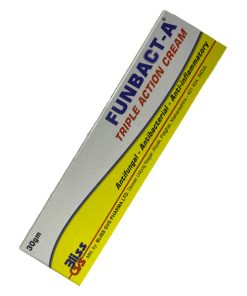 Funbact-A Triple Action Antibacterial, Antifungal & Anti-inflammatory Cream